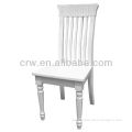 Rch-4051 High Back Dining Chair Wooden Furniture Louis White Chair